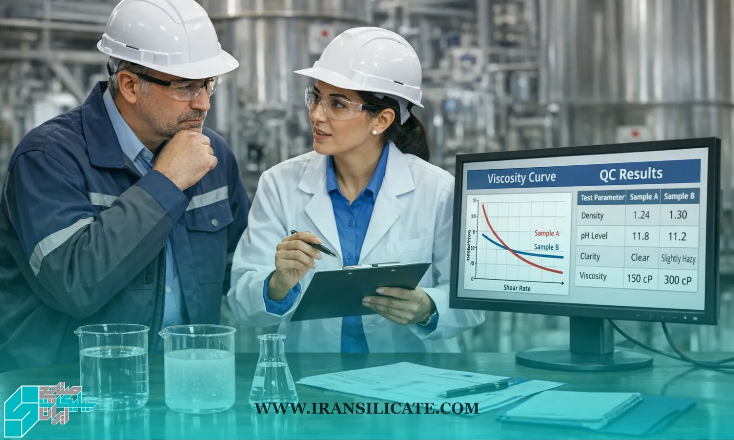 داستان کوتاه از یک تجربه واقعی در کنترل تفاوت سیلیکات پتاسیم مایع شفاف و نیمه شفاف